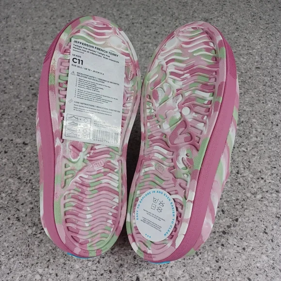 NATIVE Shoes Pink Kids Toddler Jefferson French Terry Slip-On Shoes - Picture 9 of 11